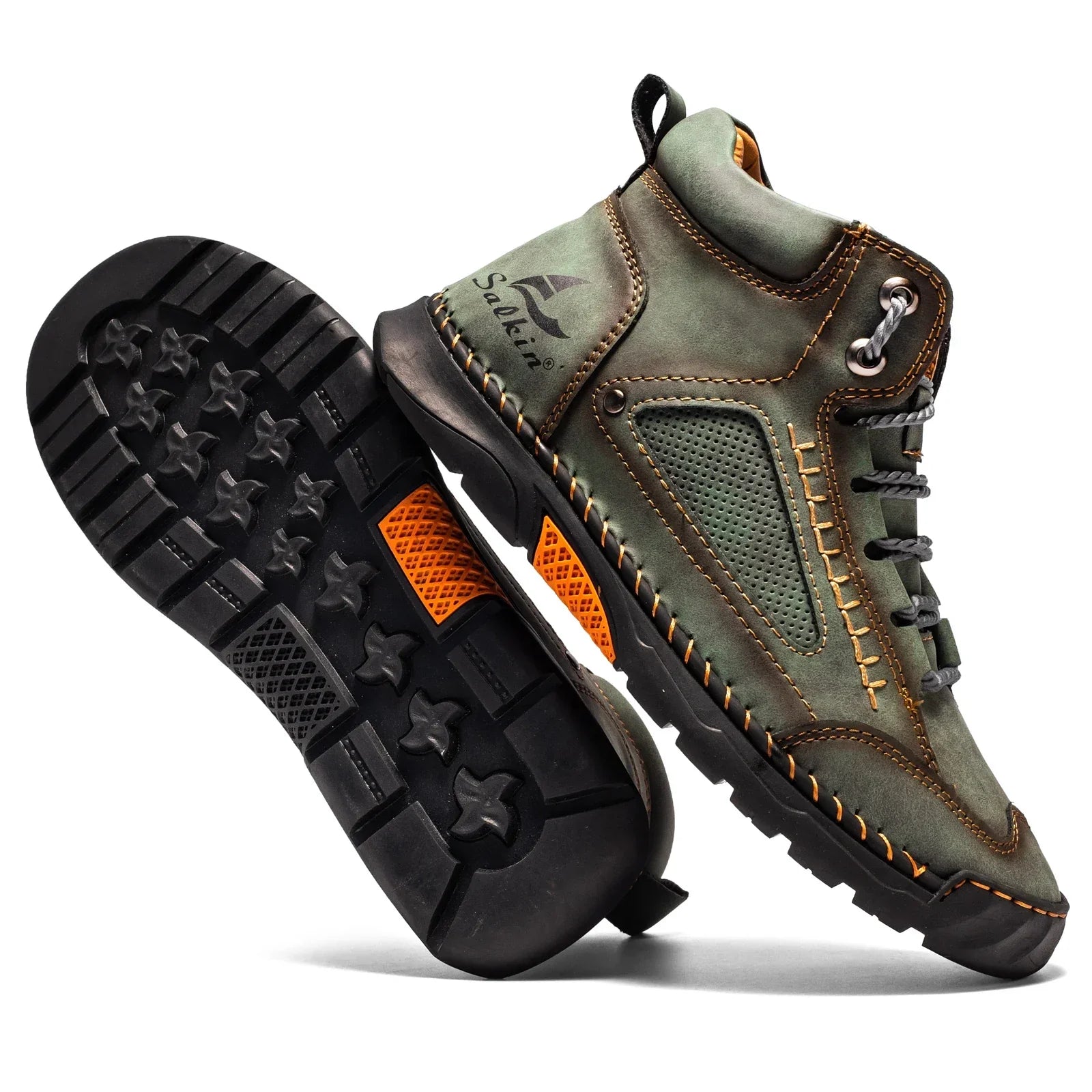 Ruben – Handgemaakte High-Top Leren Schoenen