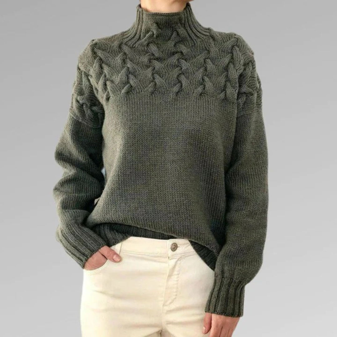 Kylie™ | Gebreide trui met col
