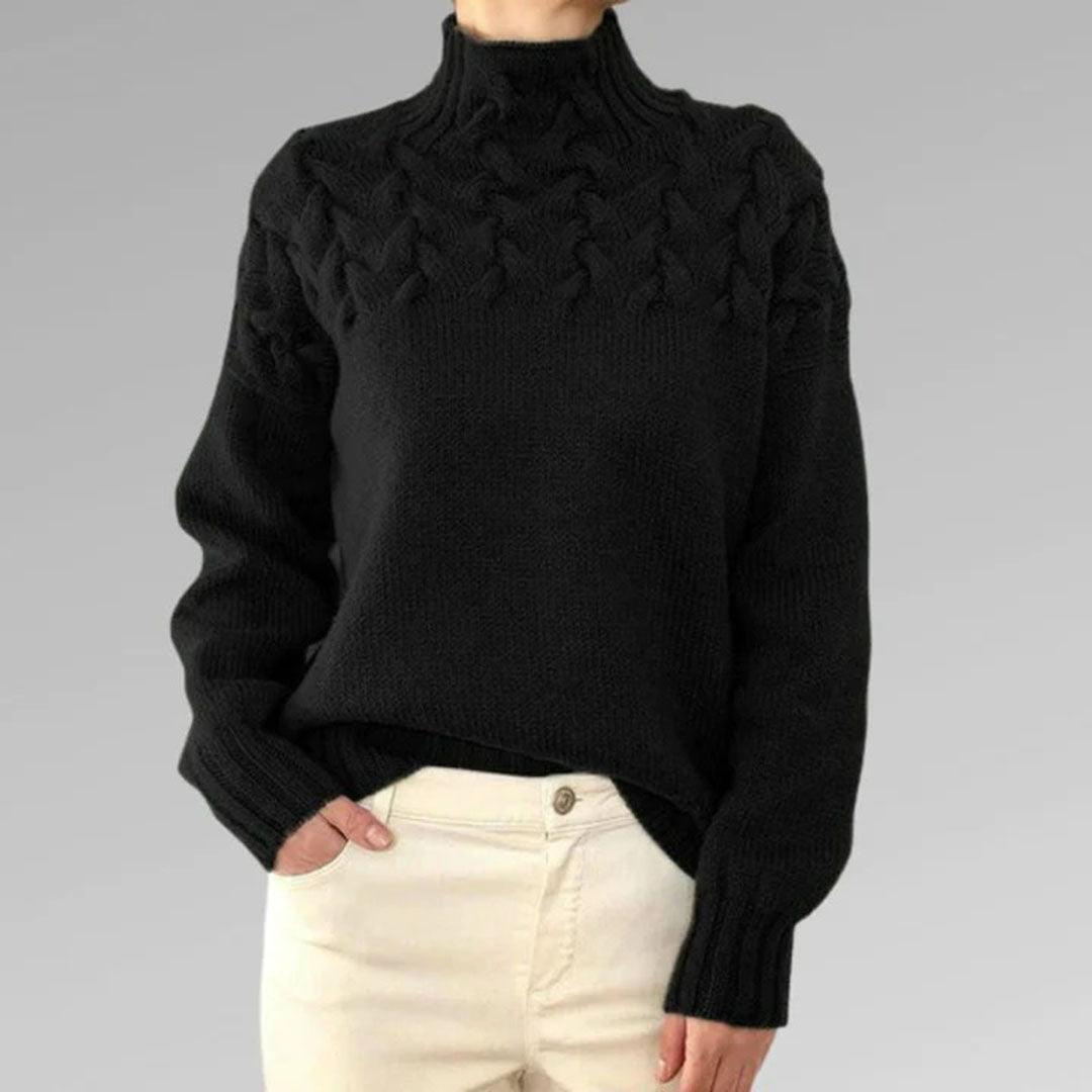 Kylie™ | Gebreide trui met col
