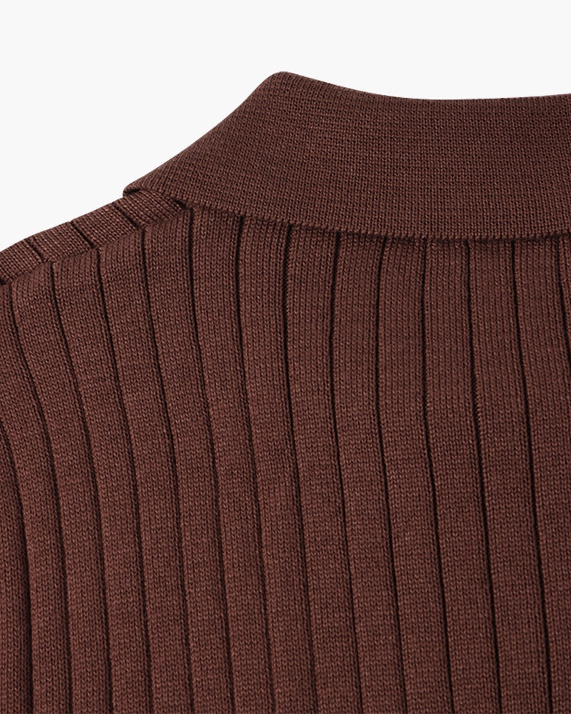 SUWON Polo met een V-hals