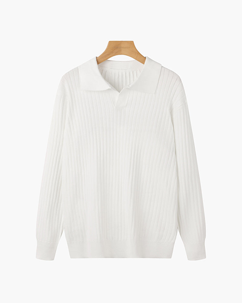 SUWON Polo met een V-hals