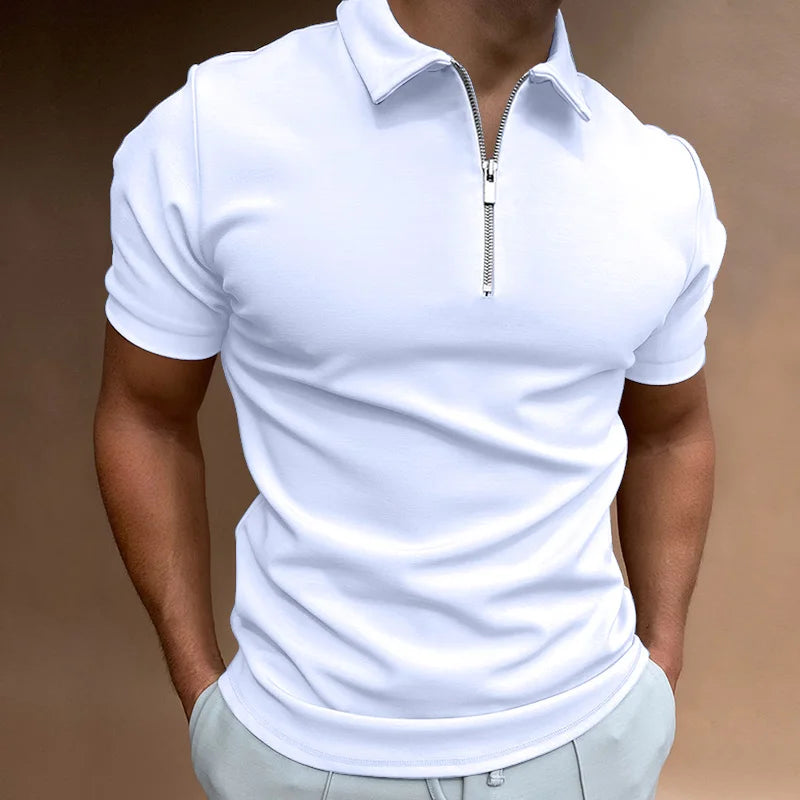 Oranji ® | Thijs - De Klassieke Rits Polo Shirt
