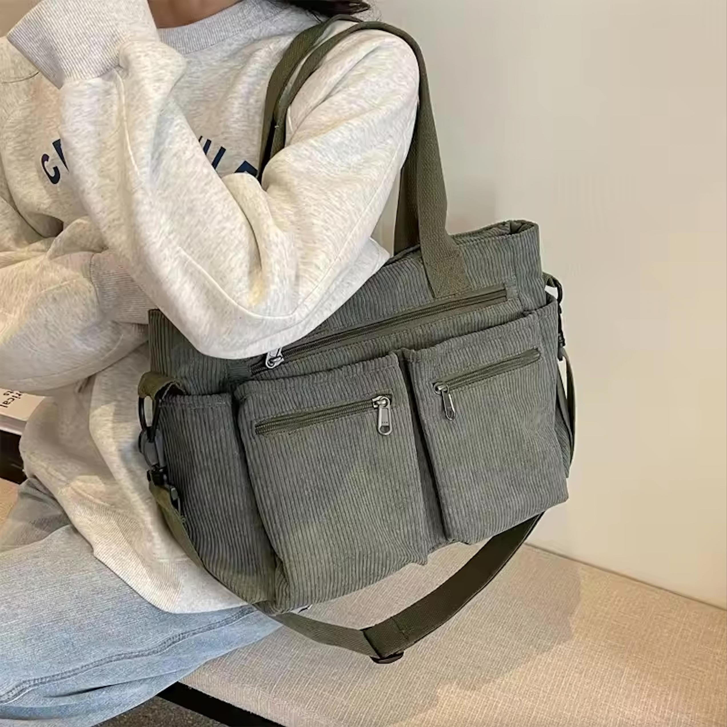 Oranji ® | Urban Cord Tote | Schoudertas