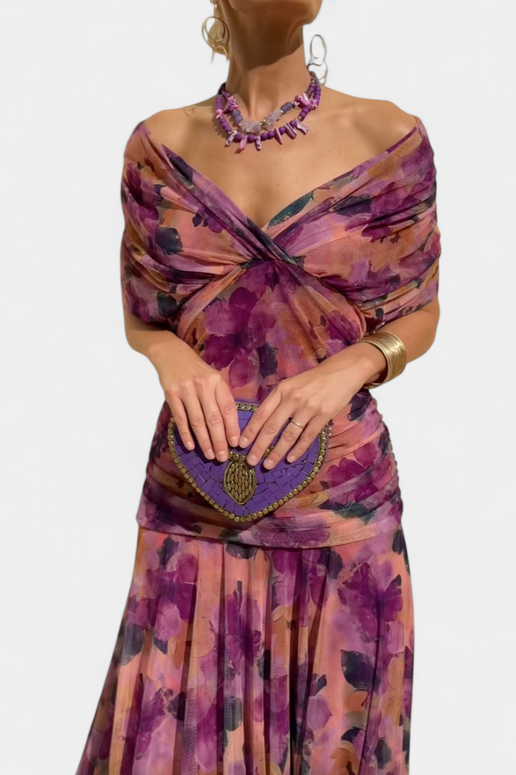 Laluna® | Elegante Jurk Met V-Hals