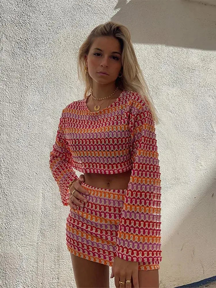 Oranji ® | Emmy | Flared Two Piece Set