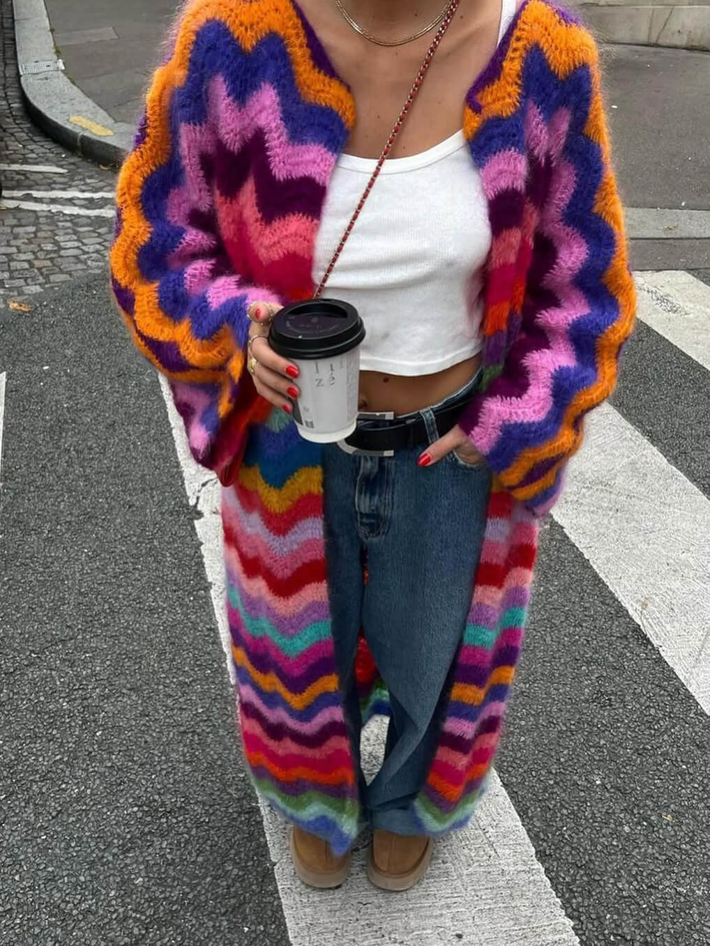Oranji ® | Wave Mohair Cardigan