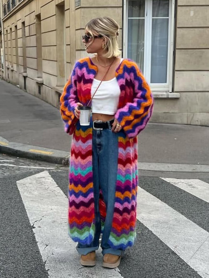 Oranji ® | Wave Mohair Cardigan