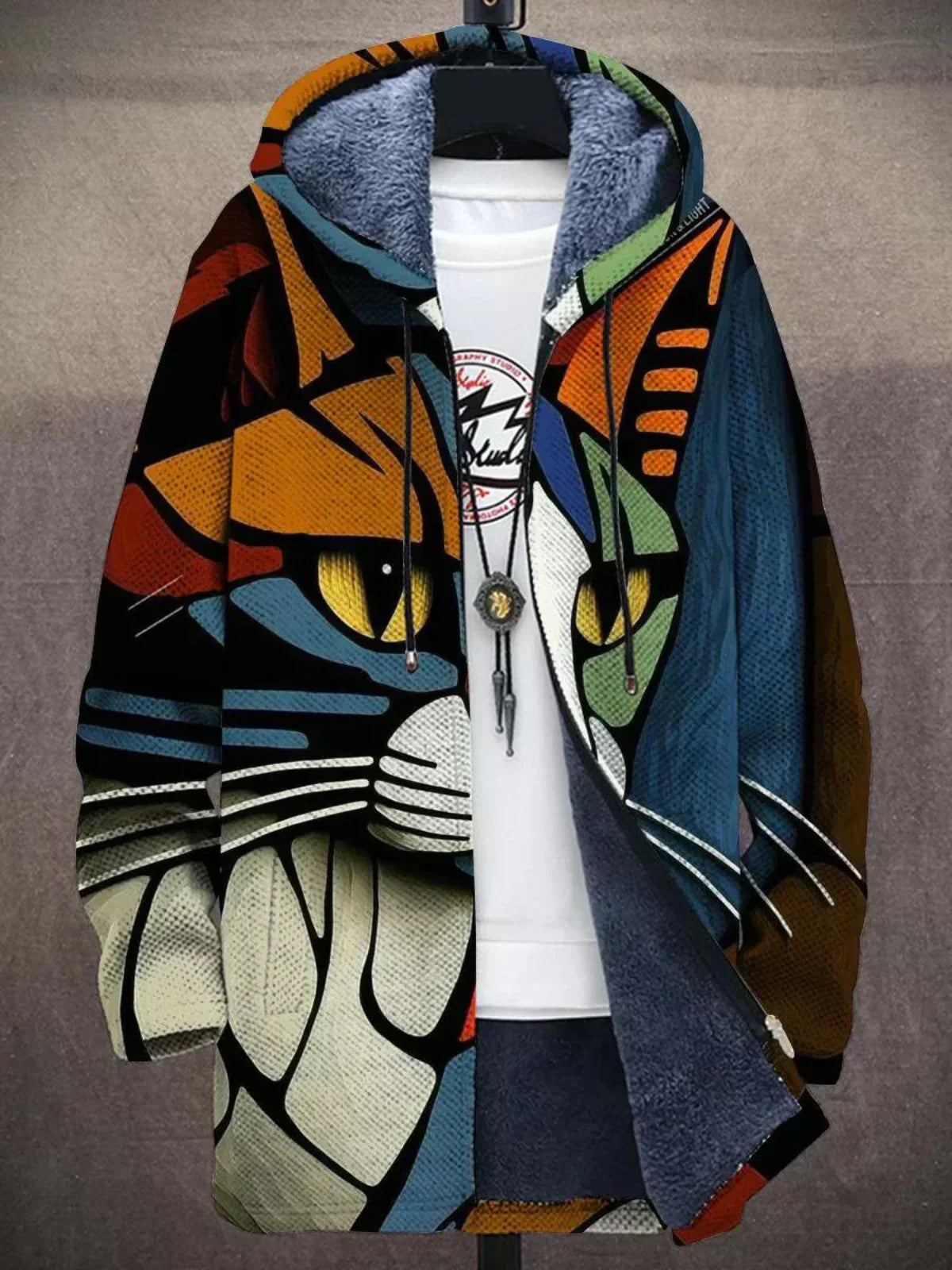 Amy | Luxe cardigan geïnspireerd op kunst