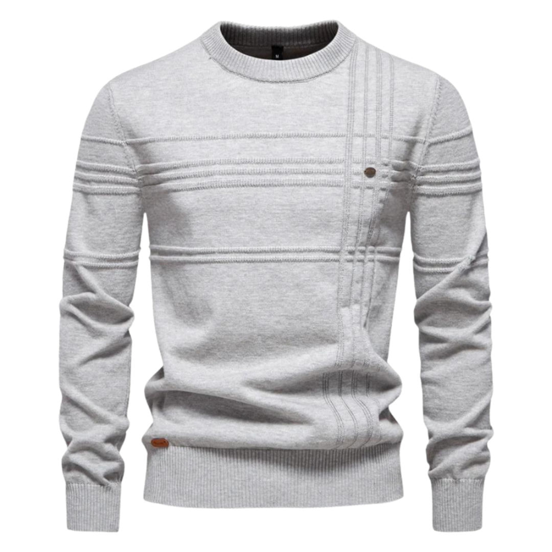 MIRAVO | Elegante herenpullover met ruitdesign
