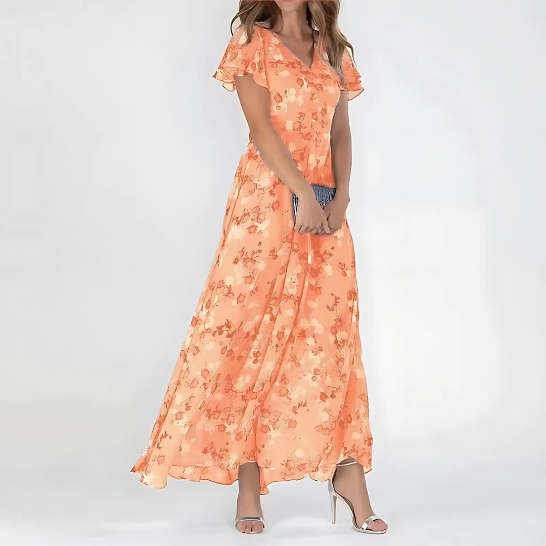 Aurora β Luchtige Jurk met Bloemen