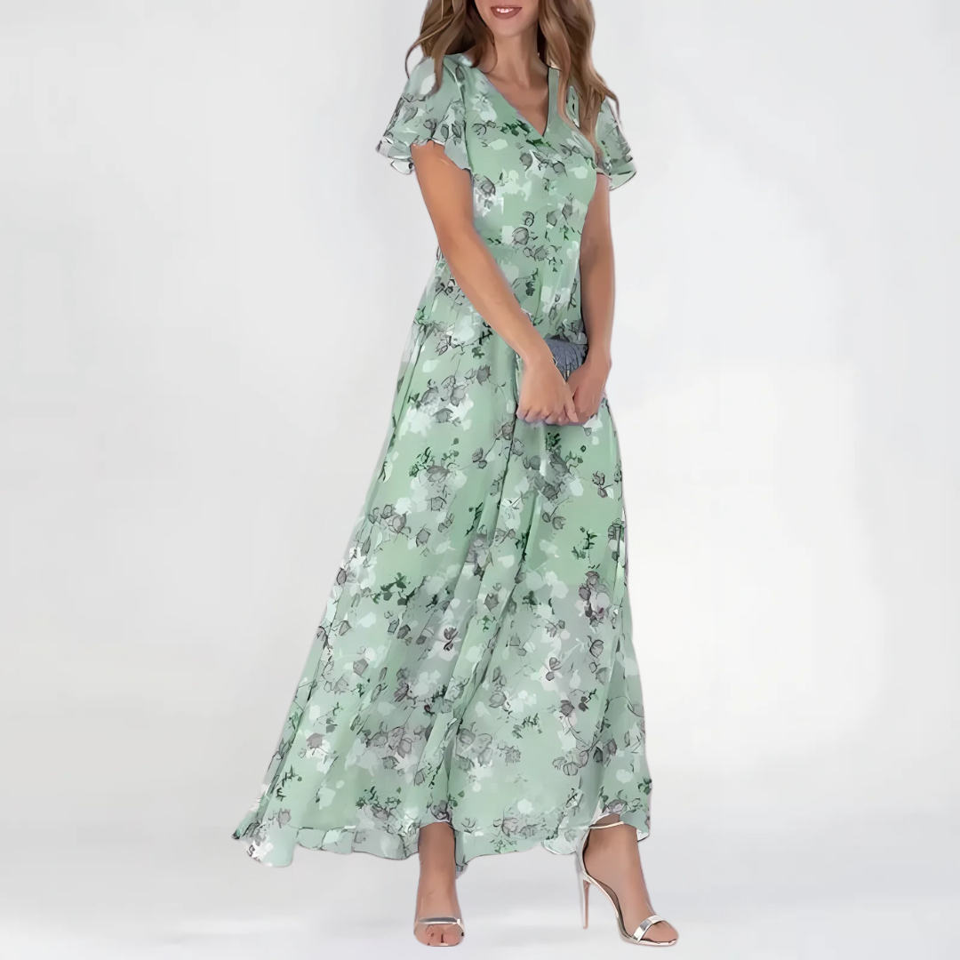 Aurora β Luchtige Jurk met Bloemen