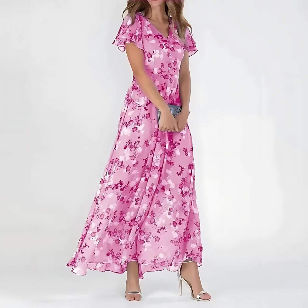 Aurora β Luchtige Jurk met Bloemen