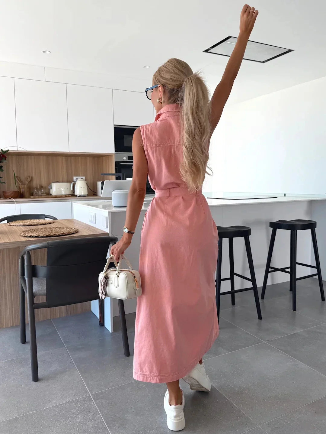 Oranji ® | Maxi Denim Jurk