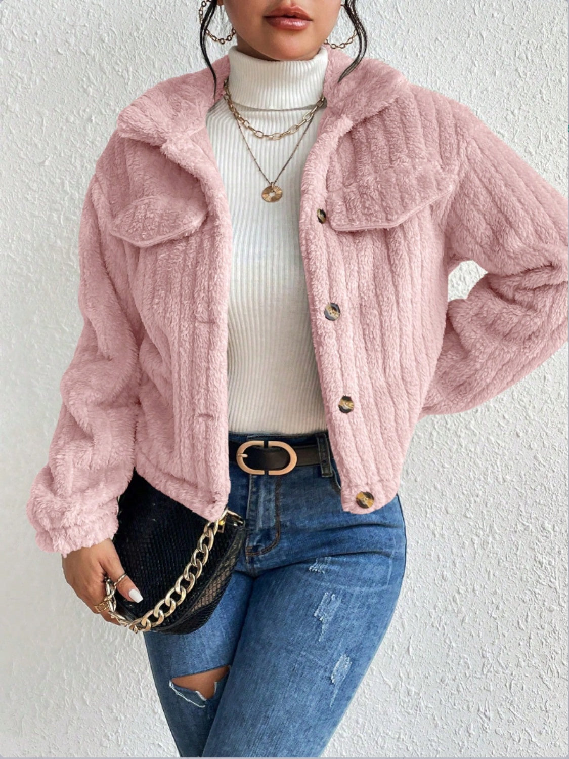 Oranji ® | Fuzzy | Warme Lente jas