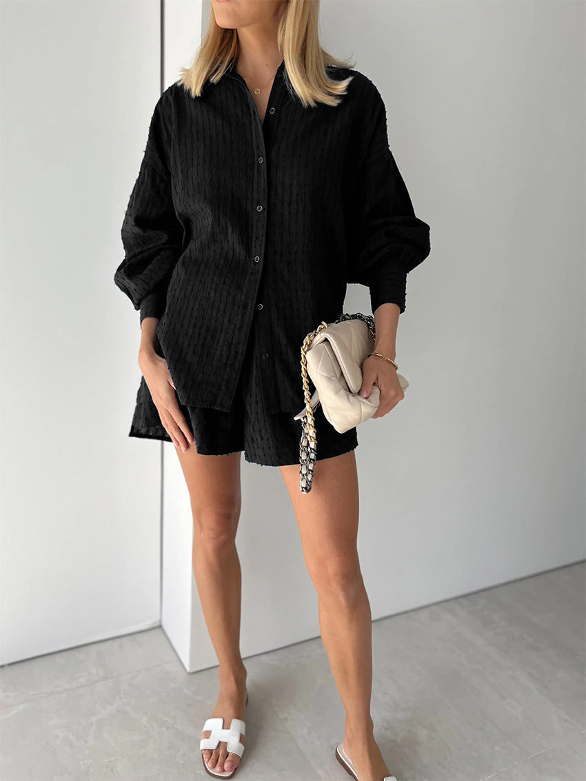 Oranji ® | Maud | Chic Shirt & Shorts Set