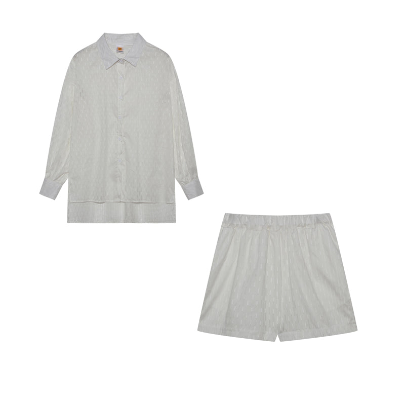 Oranji ® | Maud | Chic Shirt & Shorts Set
