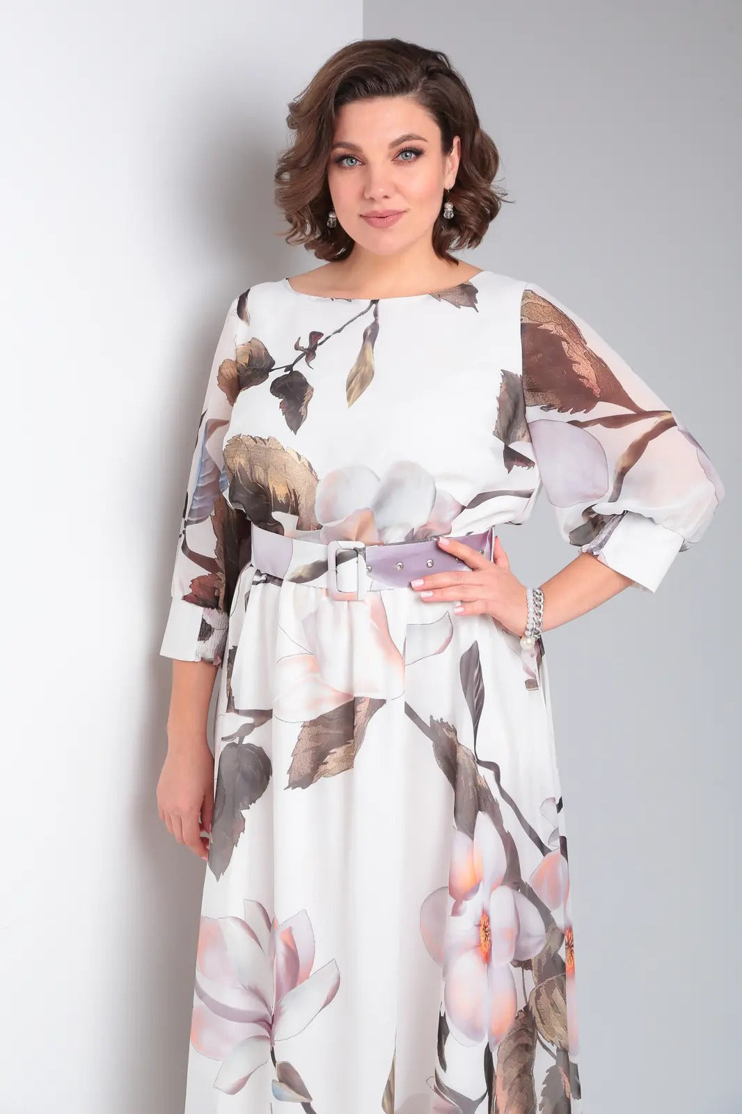 Marlena | Elegante maxi-jurk met bloemen