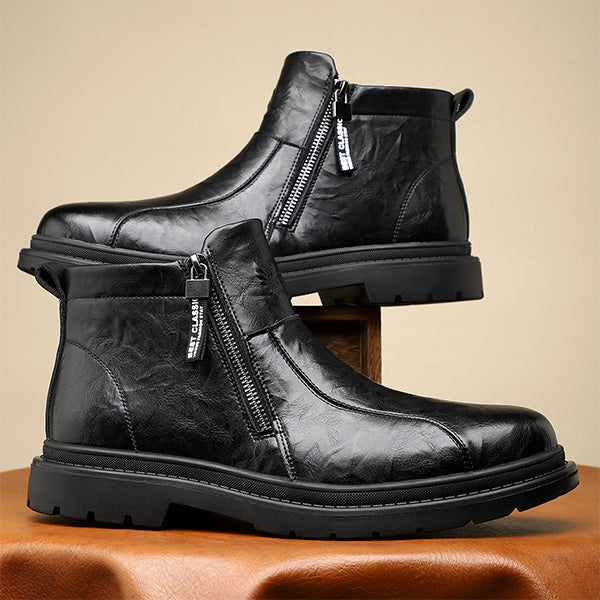 HEREN ANKERSCHOENEN MET RONDE NEUS EN ZIJ-REKKERS MTA1709G6I