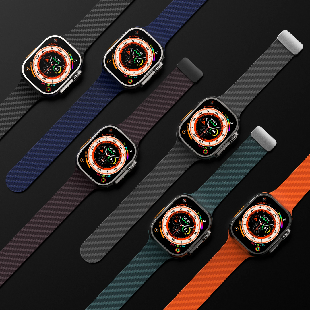 Carbonfiber band voor Apple Watch Pulse