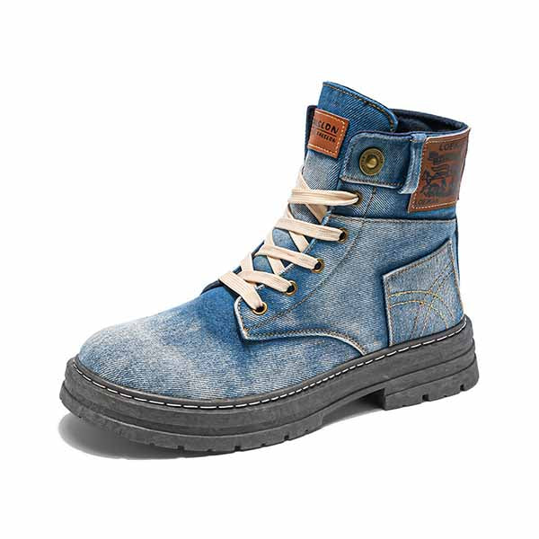 HEREN TRENDY DENIM HOGE BOOTS MTA1880G8I