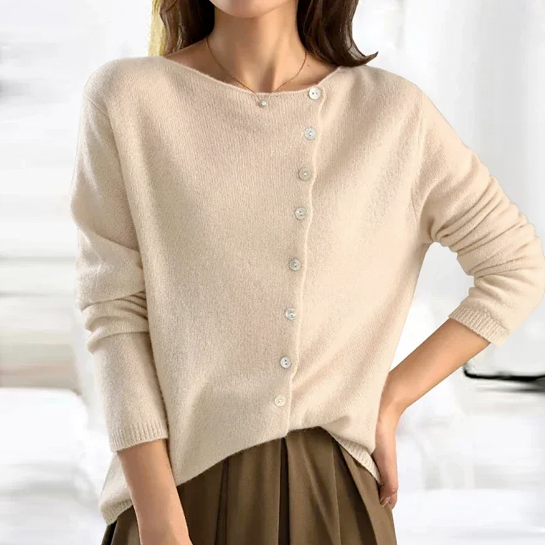 Alfonsa | Zachte Open-Front Cardigan