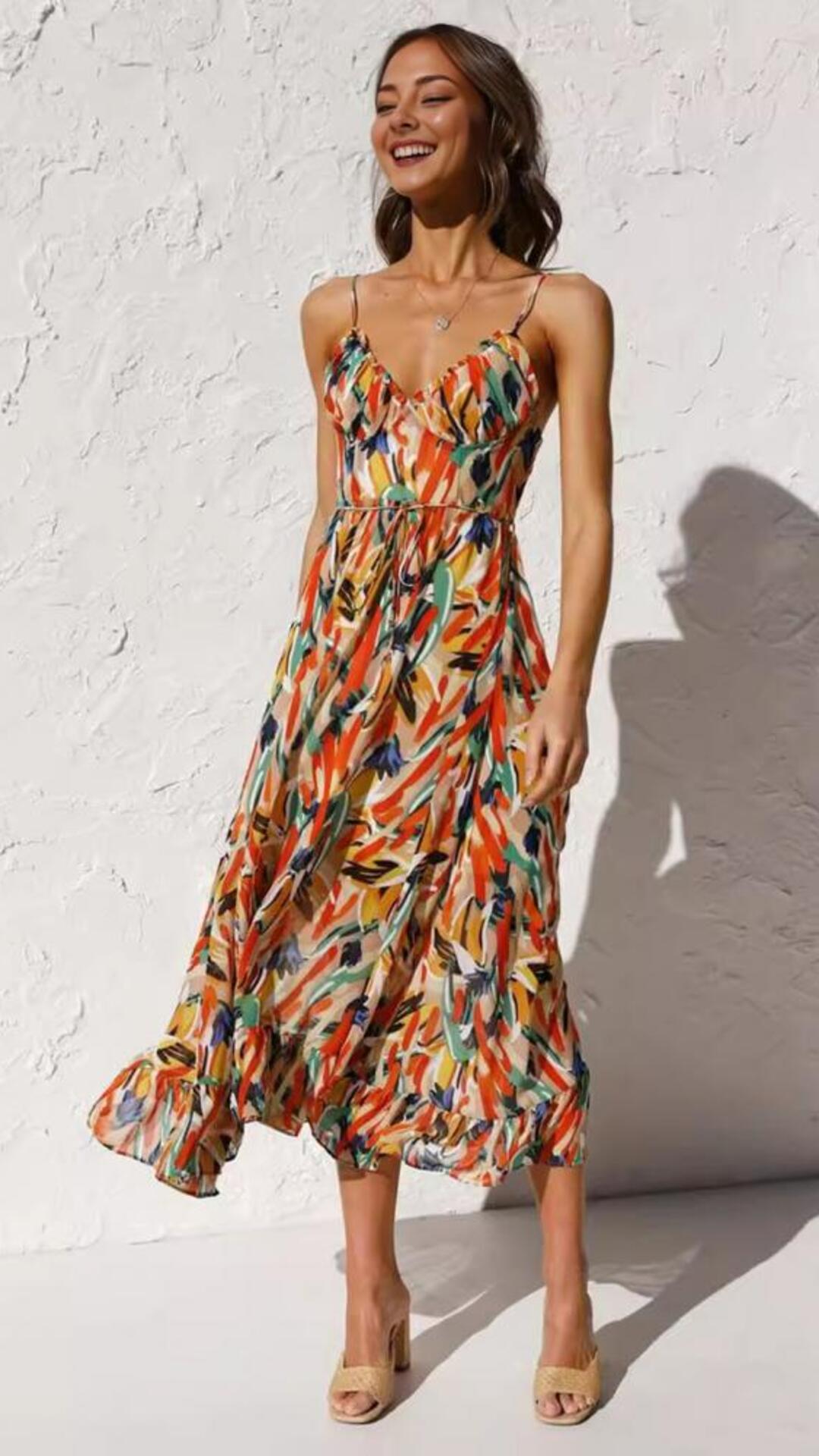 Oranji ® | Yara | Zomerse maxi jurk