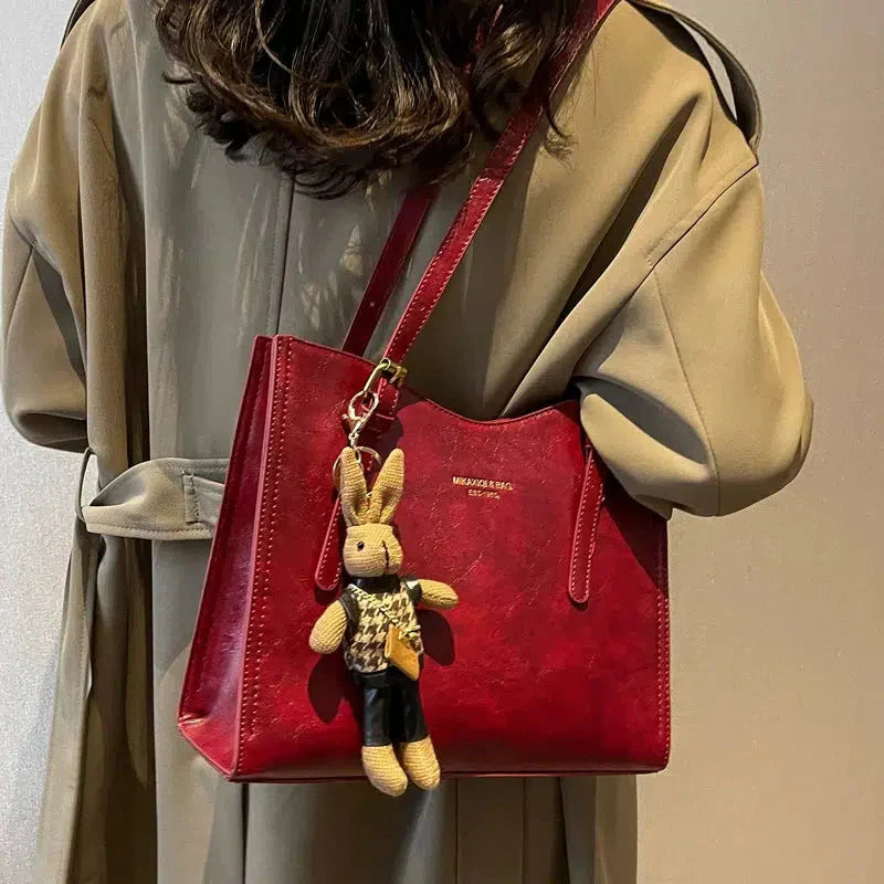 Oranji ® | Lena | Vegan leer tas + GRATIS konijnen-charm