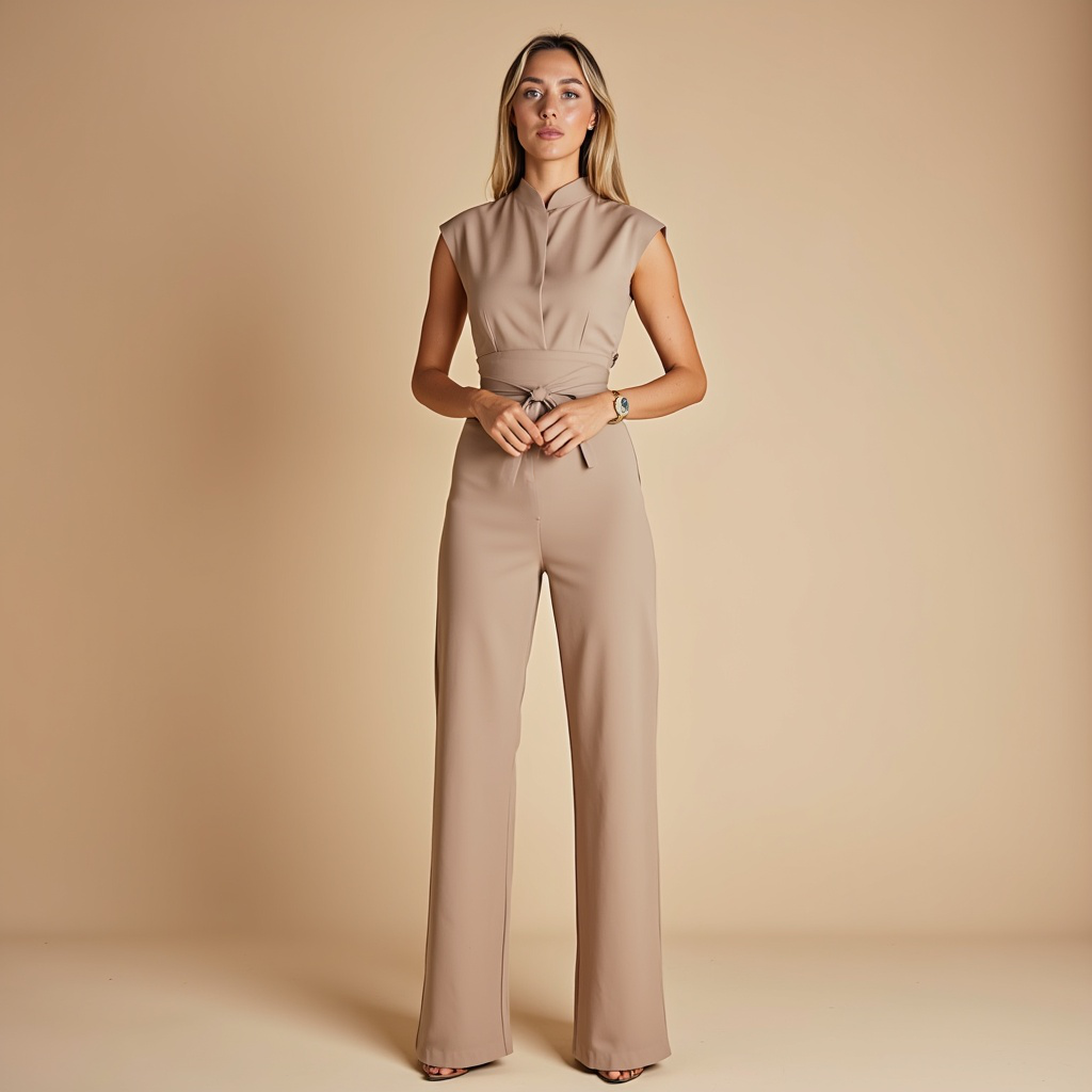 Oranji ® | Chanel | Mouwloze Jumpsuit