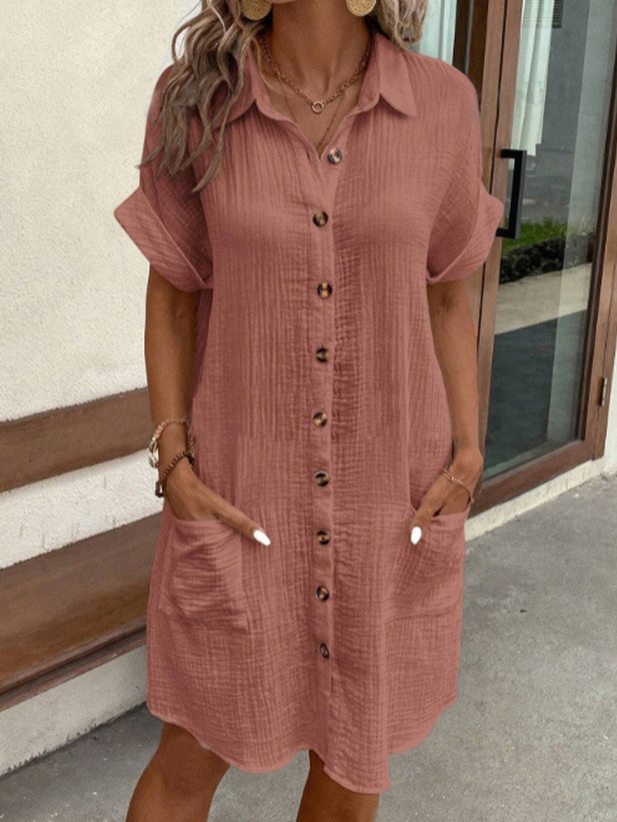 Oranji ® | Lara Zomerjurk met Kraagje