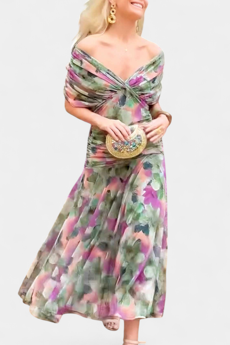 Laluna® | Elegante Jurk Met V-Hals