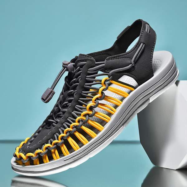 HEREN HANDGEWEVEN STRAND SANDALEN 53152187