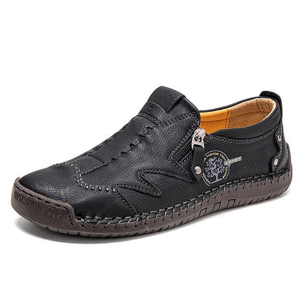 HEREN VINTAGE CASUAL LEREN SCHOENEN 90893563