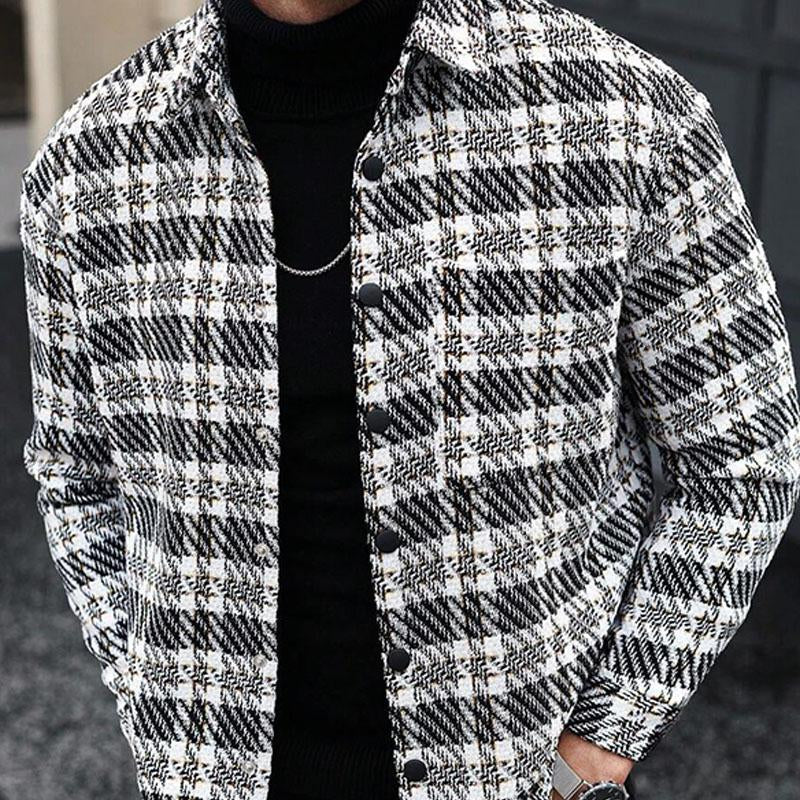 Heren éénknops blazer met revers 92646672X