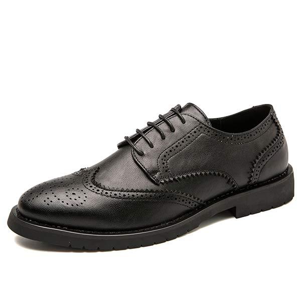 HEREN LEEREN VETERSCHOENEN MET GEWELD BOVENPATROON 21806352