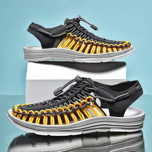 HEREN HANDGEWEVEN STRAND SANDALEN 53152187