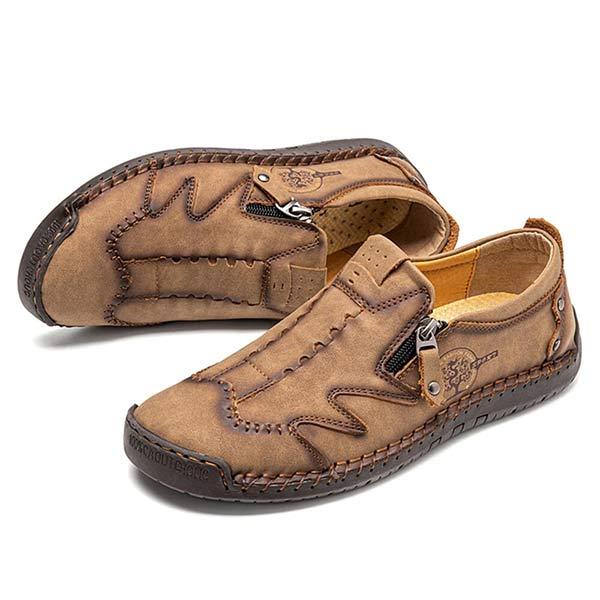 HEREN VINTAGE CASUAL LEREN SCHOENEN 90893563