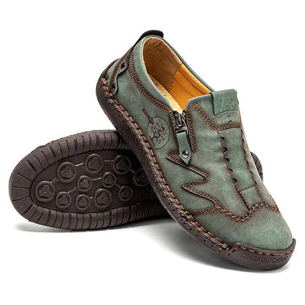 HEREN VINTAGE CASUAL LEREN SCHOENEN 90893563