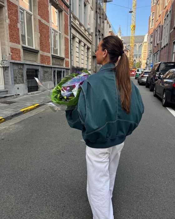 Oranji ® | Rosie | Leren Bomber Jas
