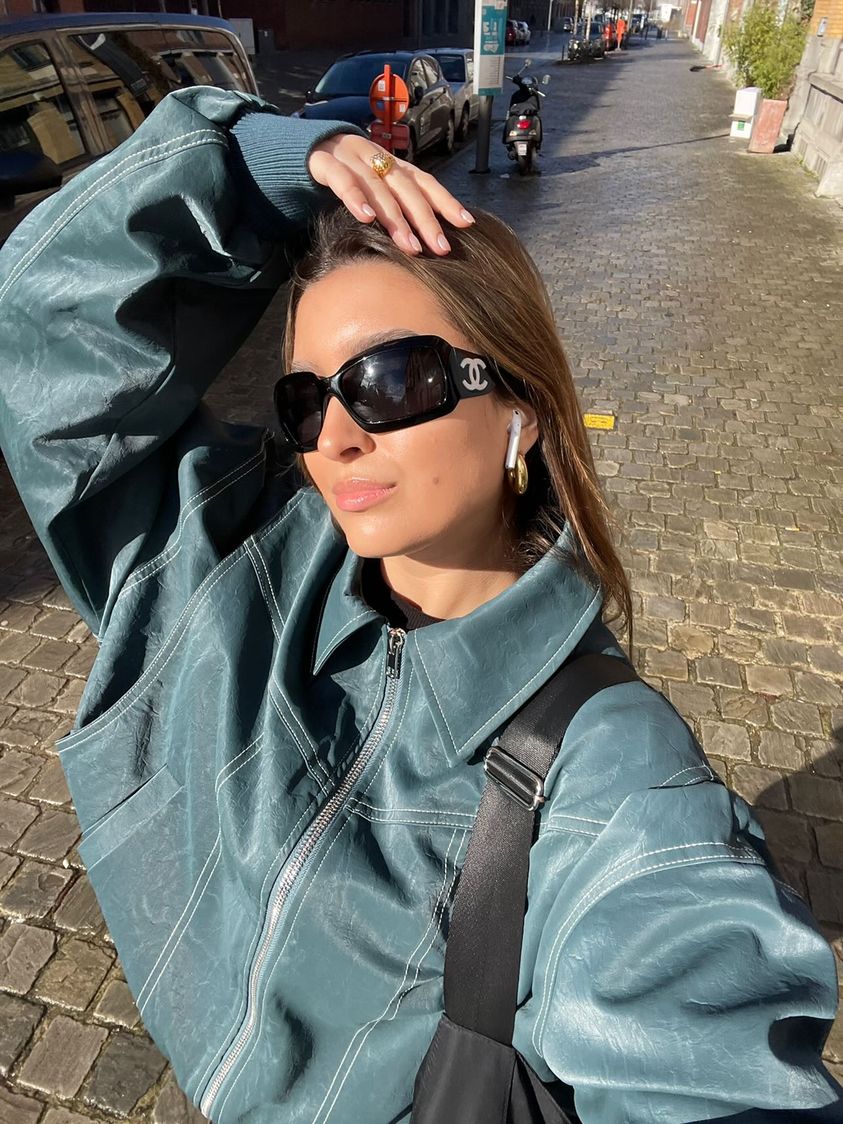 Oranji ® | Rosie | Leren Bomber Jas