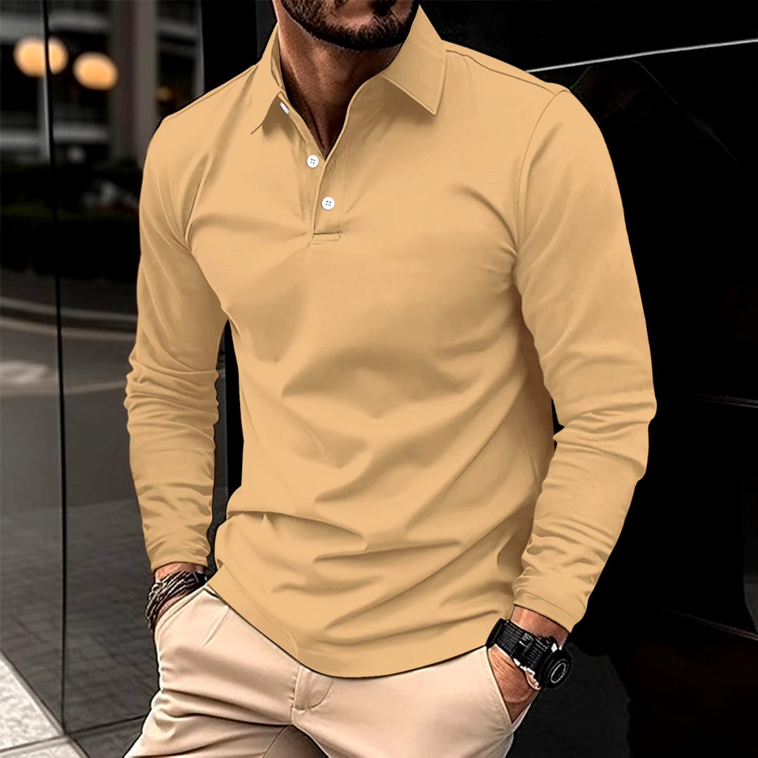 Oranji ® | Premium lange mouwen polo shirt