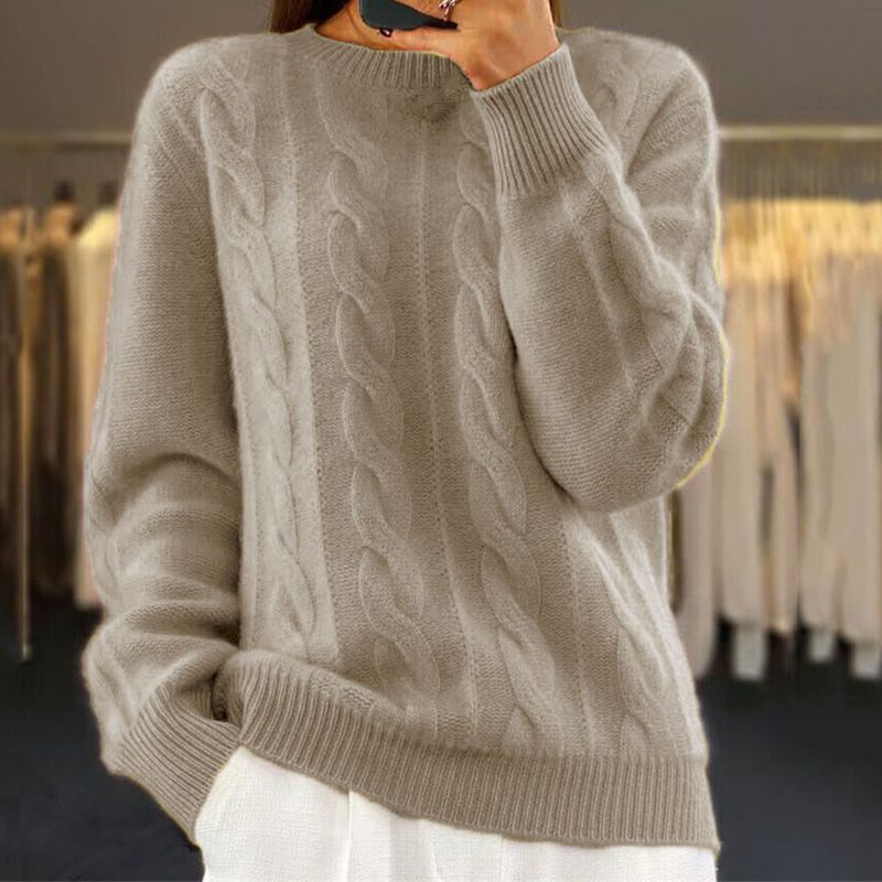 Amy™ | Knusse en trendy gebreide trui