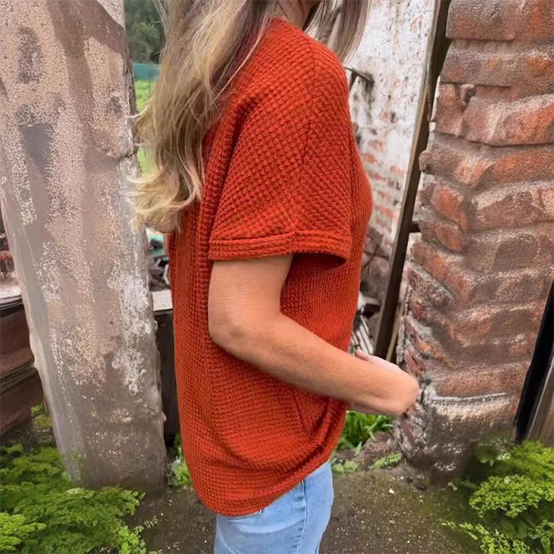 Oranji ® | CozyChic | Top met korte mouwen