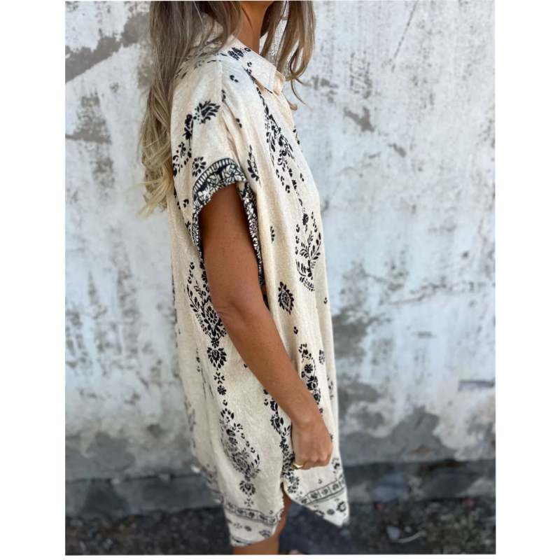Sabina | Midi Hemdress in Boho-stijl