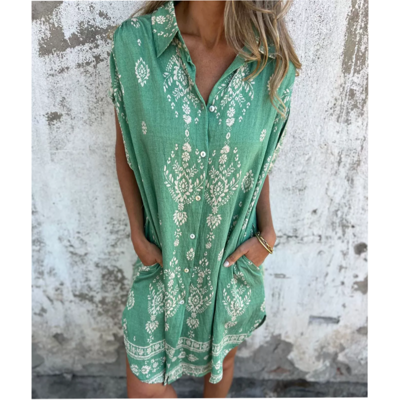 Sabina | Midi Hemdress in Boho-stijl