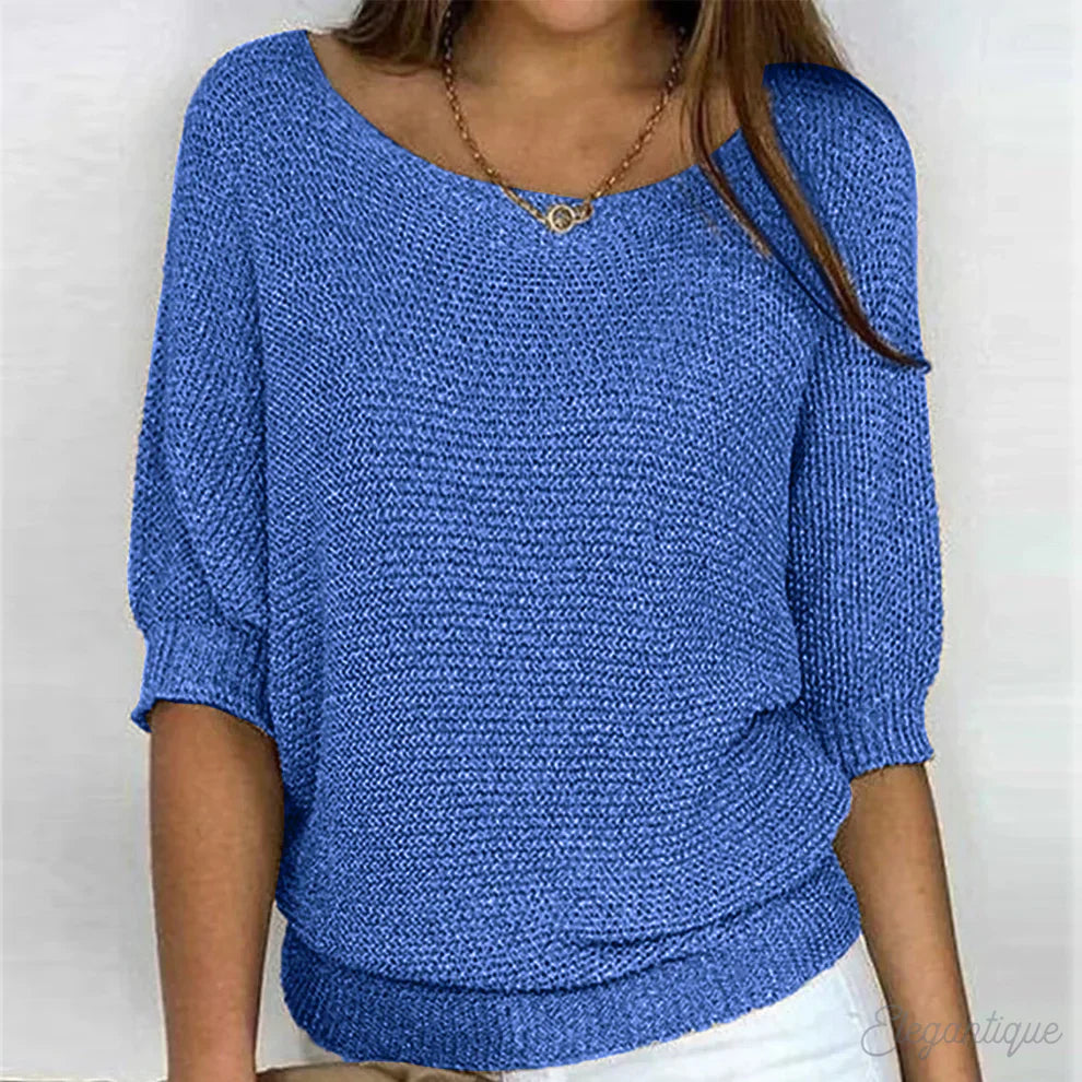 Antoinette™ | Losse Trui in Cozy Chic Stijl