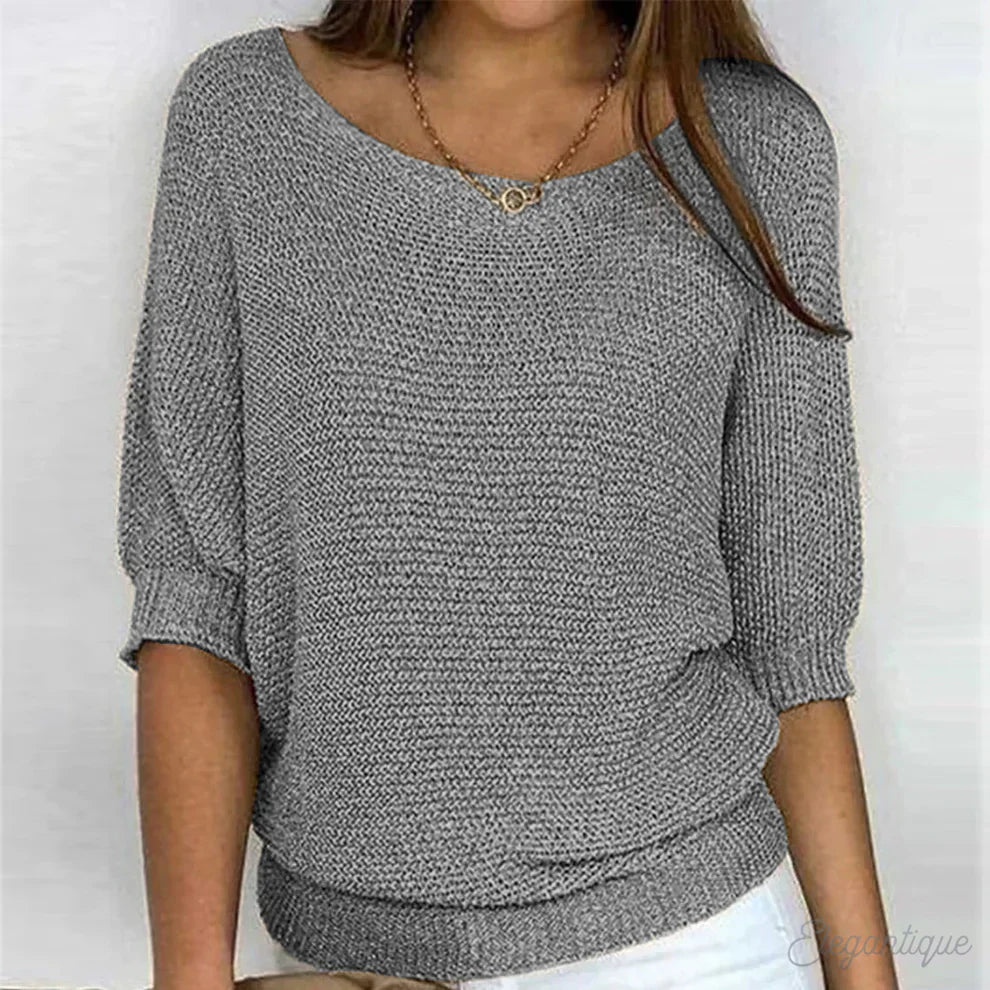 Antoinette™ | Losse Trui in Cozy Chic Stijl