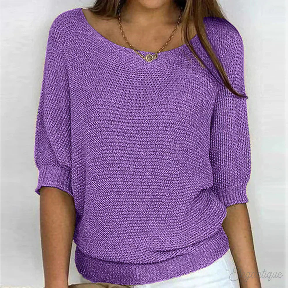 Antoinette™ | Losse Trui in Cozy Chic Stijl