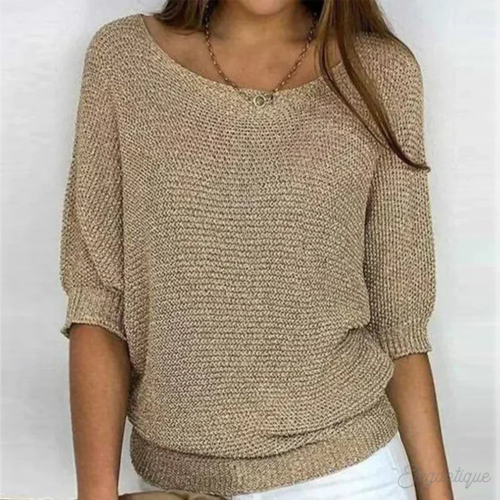Antoinette™ | Losse Trui in Cozy Chic Stijl