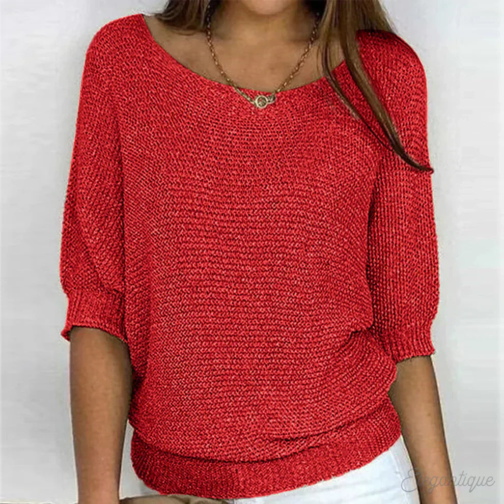 Antoinette™ | Losse Trui in Cozy Chic Stijl