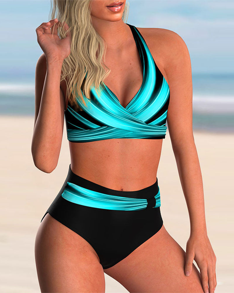 Oranji ® | Victoria | Bikiniset met kruisdetail en print